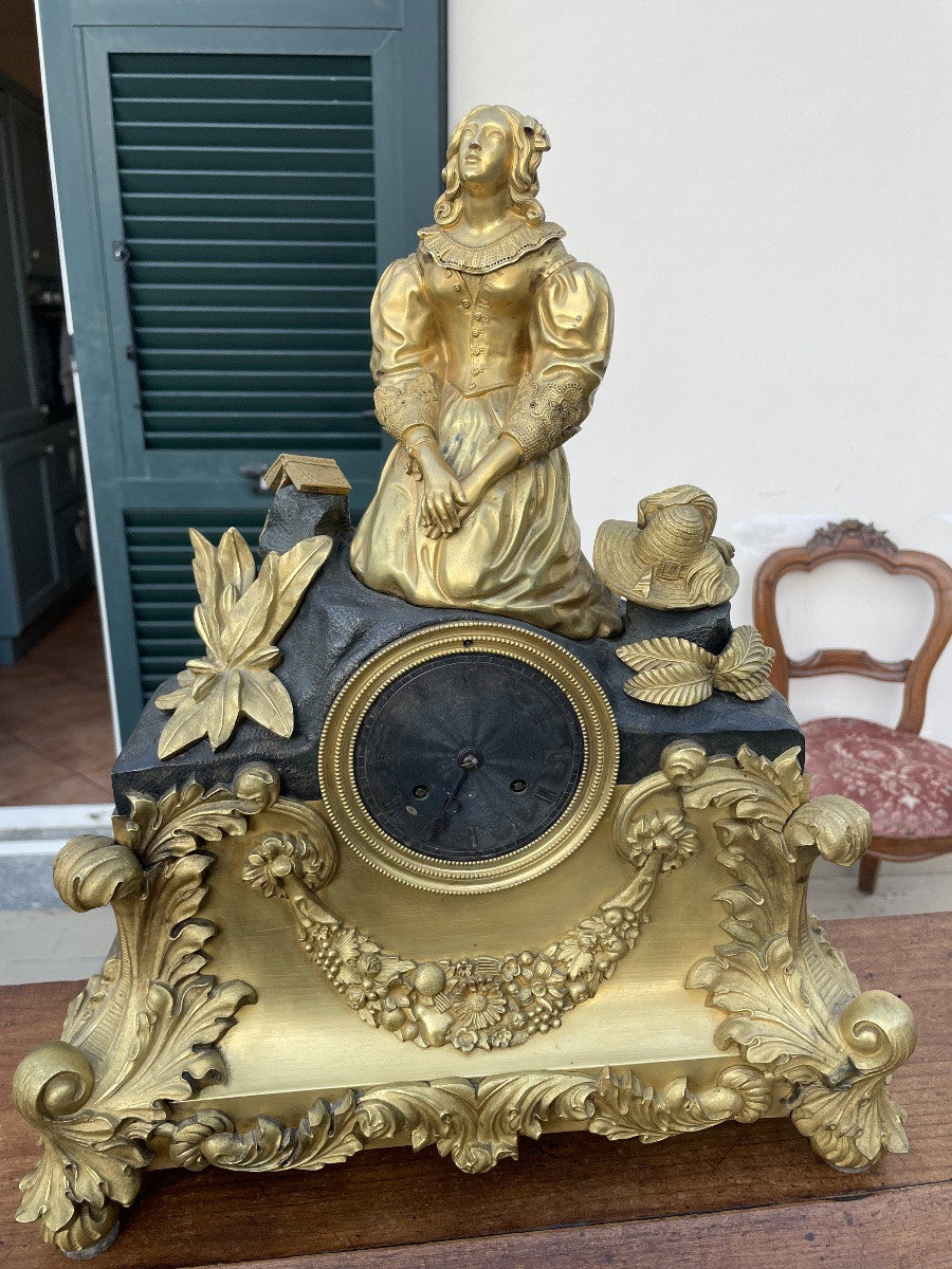 Bronze Clock XIX Century-photo-2