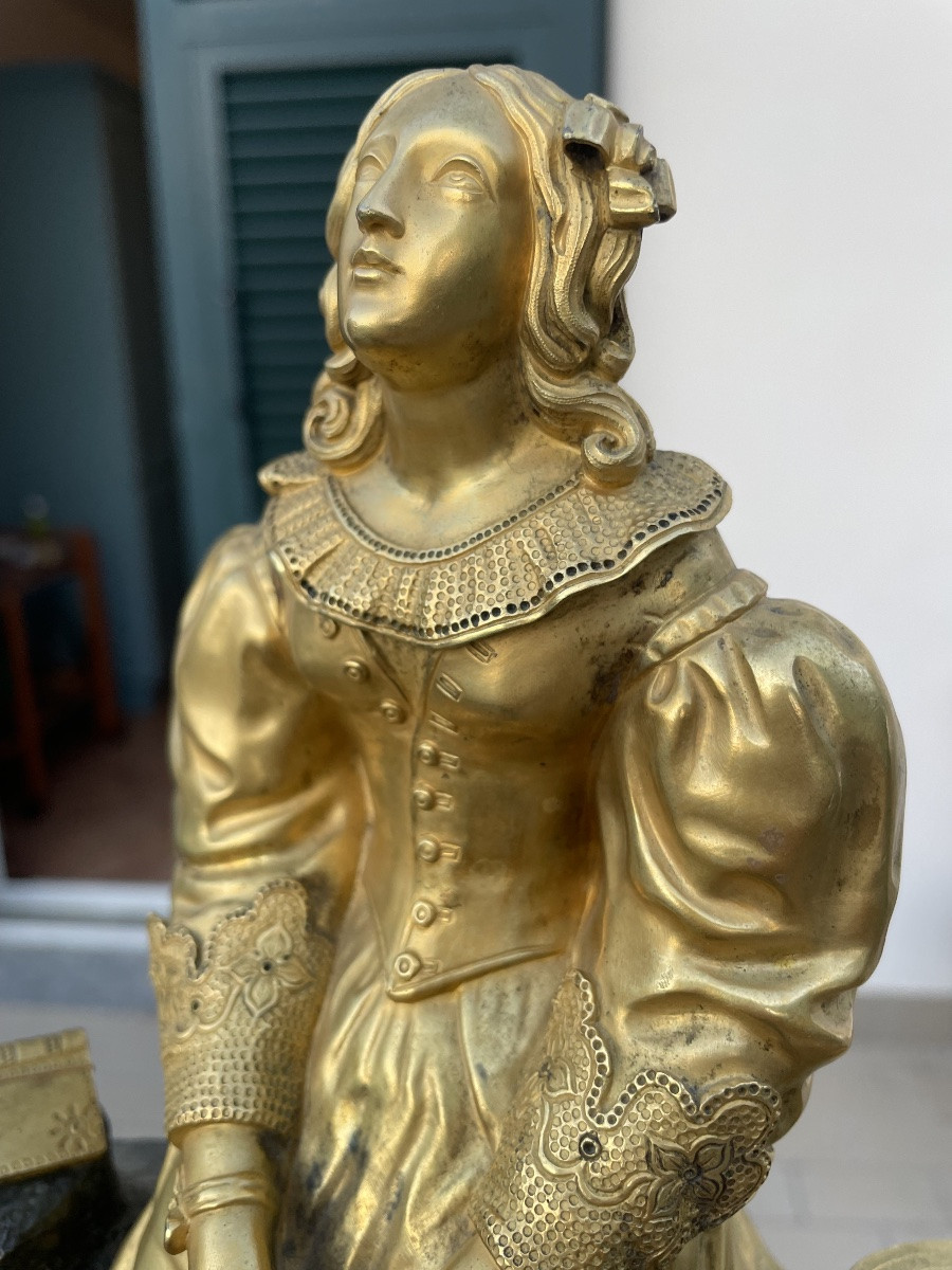Bronze Clock XIX Century-photo-2