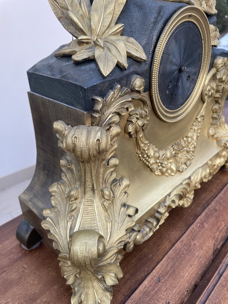 Bronze Clock XIX Century-photo-5