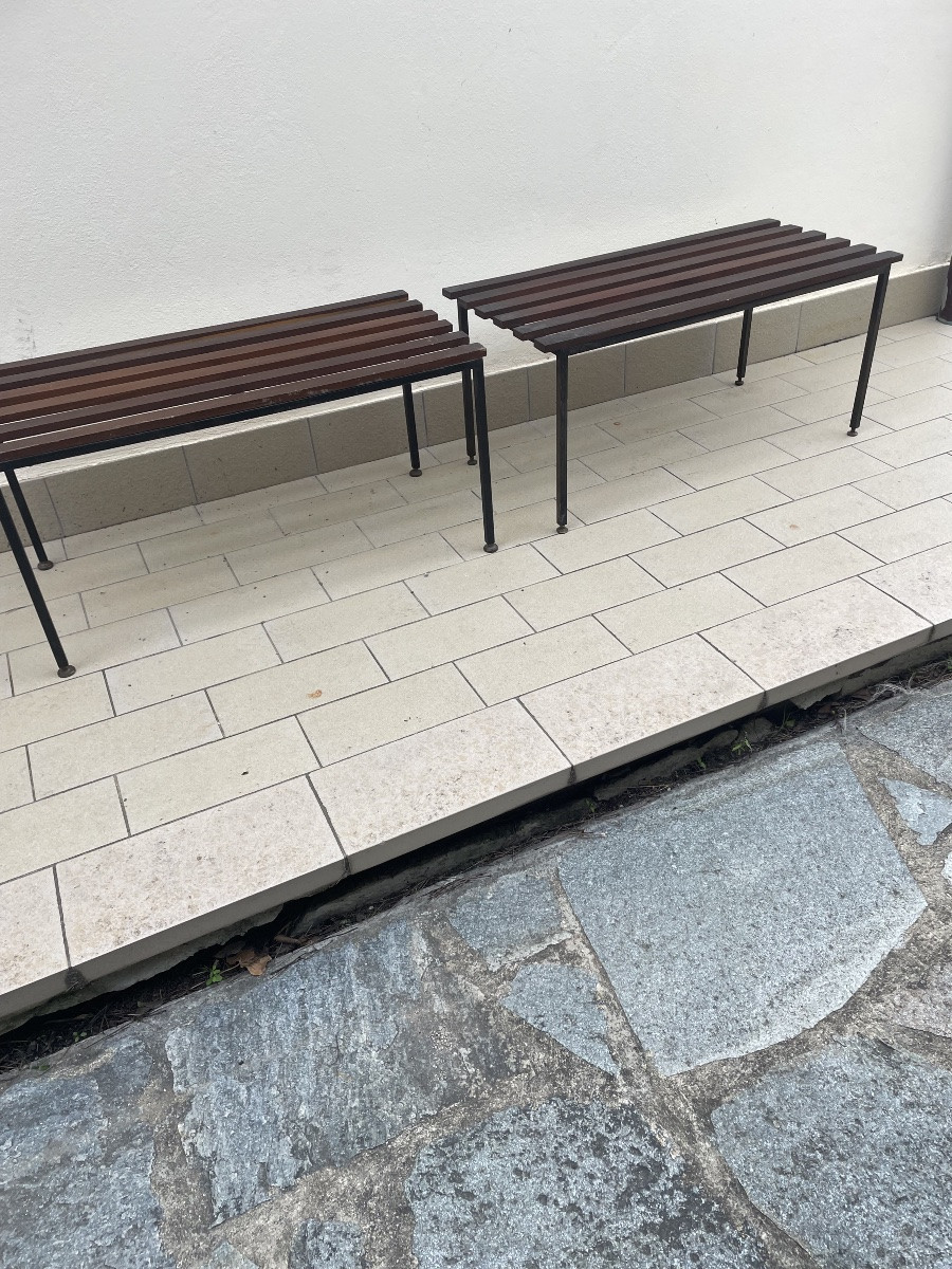 Pair Of 1960 ‘ Benches-photo-2