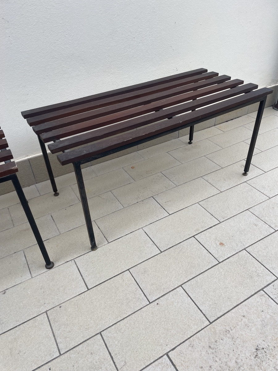 Pair Of 1960 ‘ Benches-photo-4
