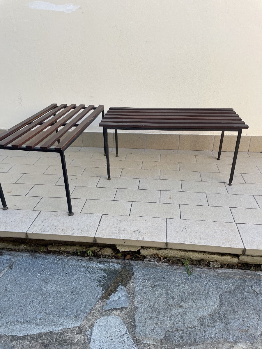 Pair Of 1960 ‘ Benches-photo-1