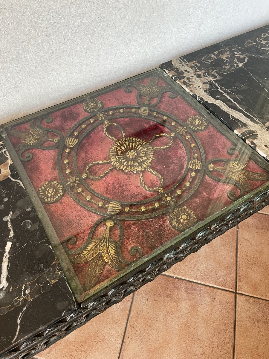 Wrought Iron Console Art Deco 1920/30-photo-3