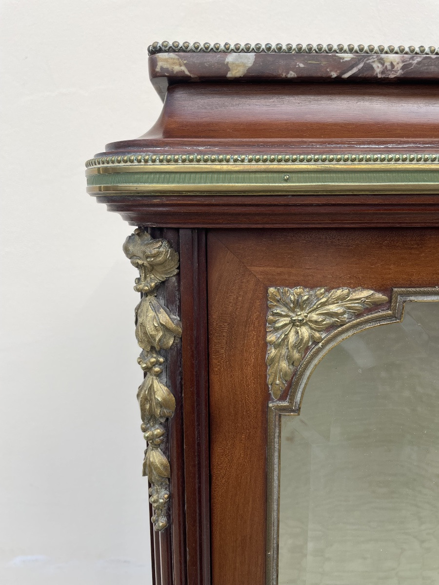 Vitrine Napoleon trois a marqueterie-photo-1