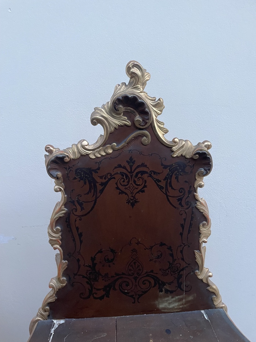 Pair Of Laiquered And Gilded Console Table-photo-1