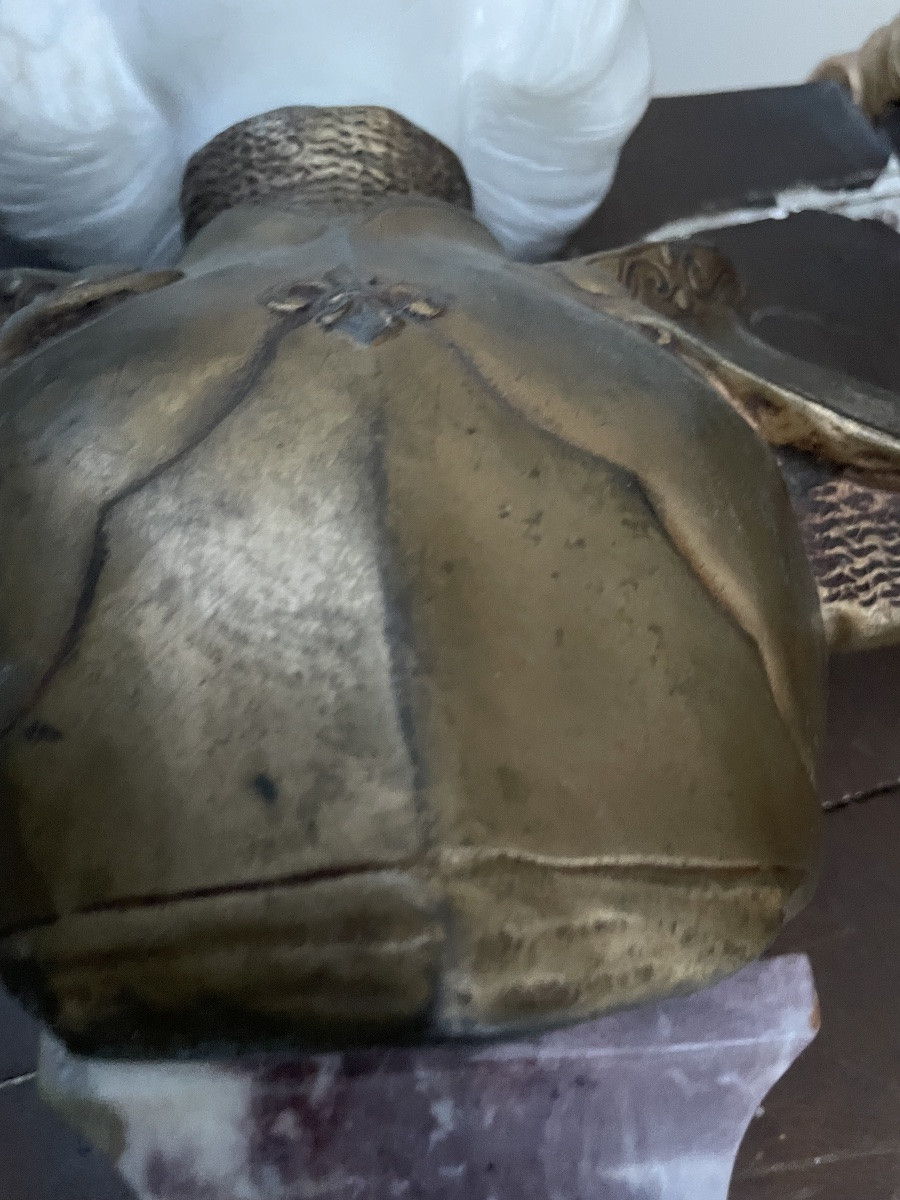 Buste marbre signe Gori Paris-photo-3