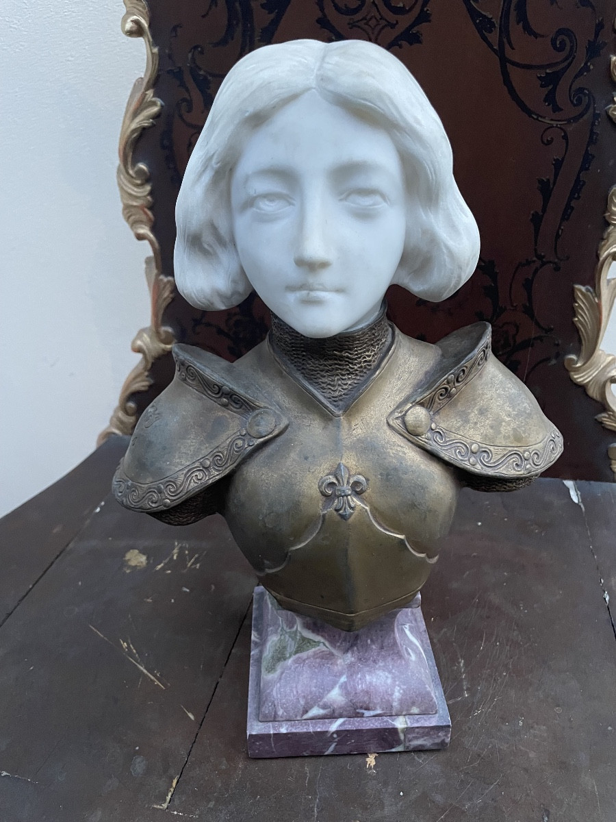 Buste marbre signe Gori Paris