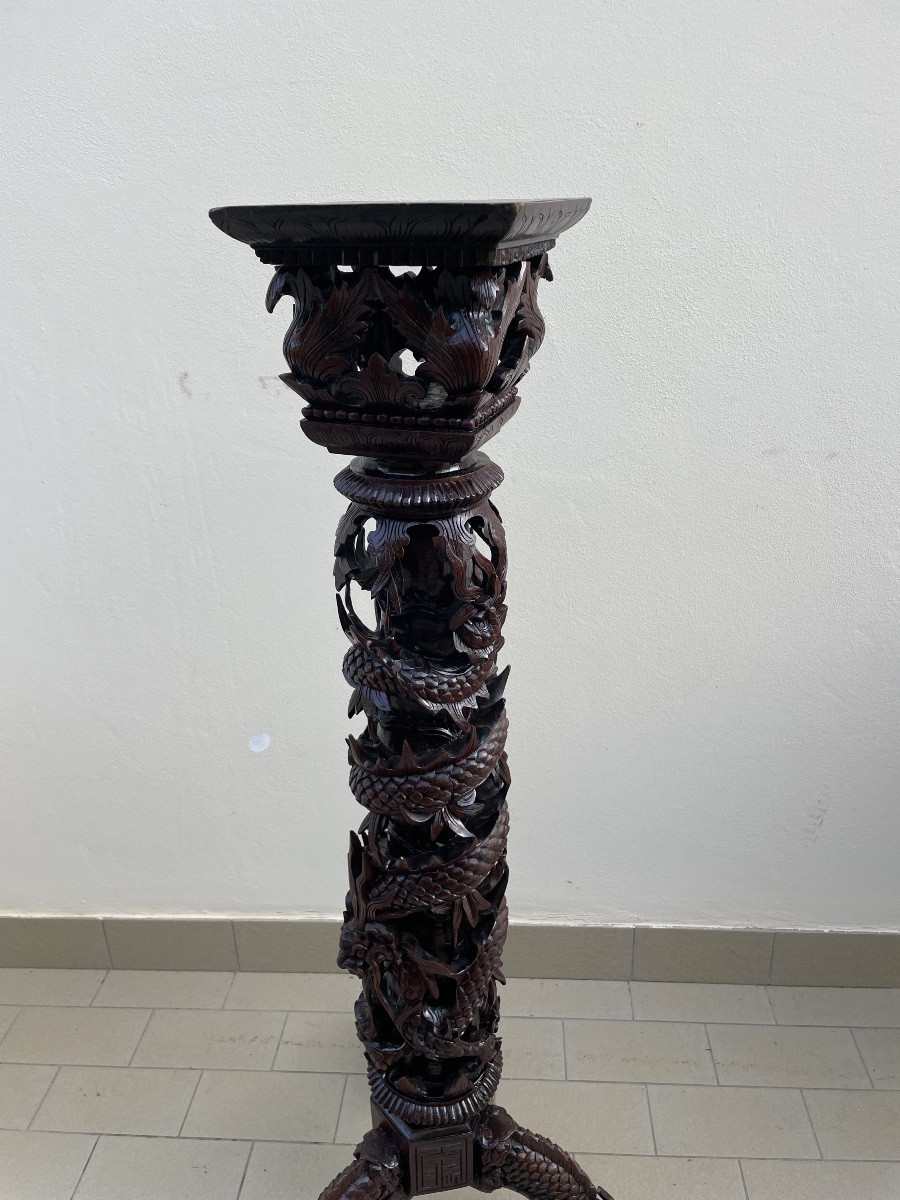 Chinese Backsplash  End Of XIX Century-photo-4