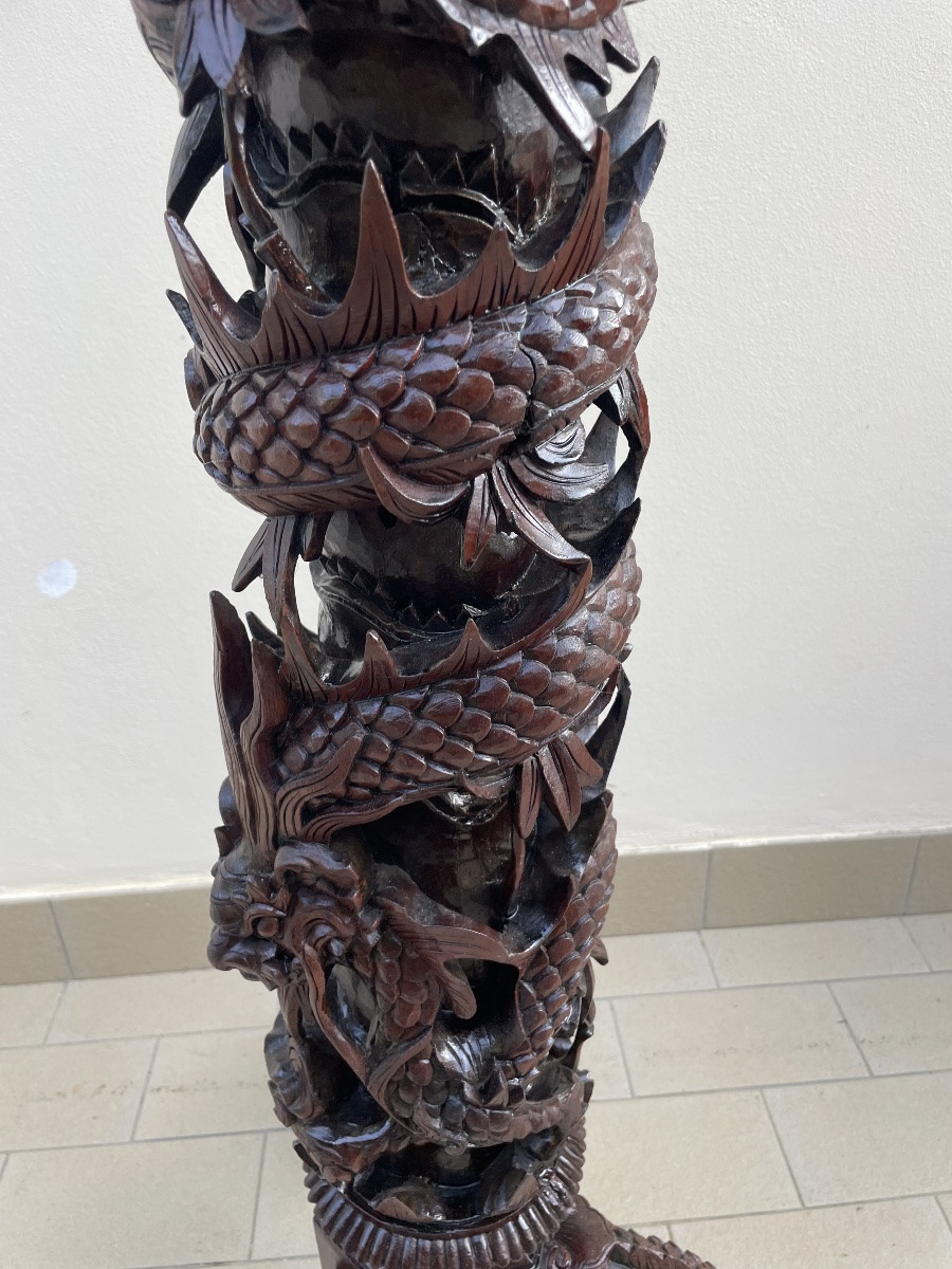 Chinese Backsplash  End Of XIX Century-photo-4