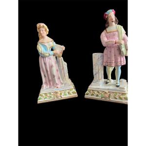 Pair Of Porcelaine Statues Jacob Petit