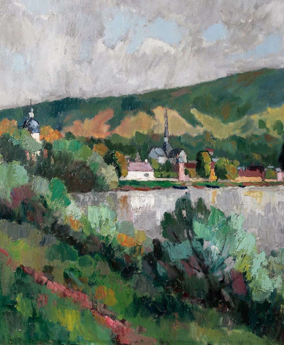René Sautin (1881-1968) - The Seine Aux Andelys-photo-2