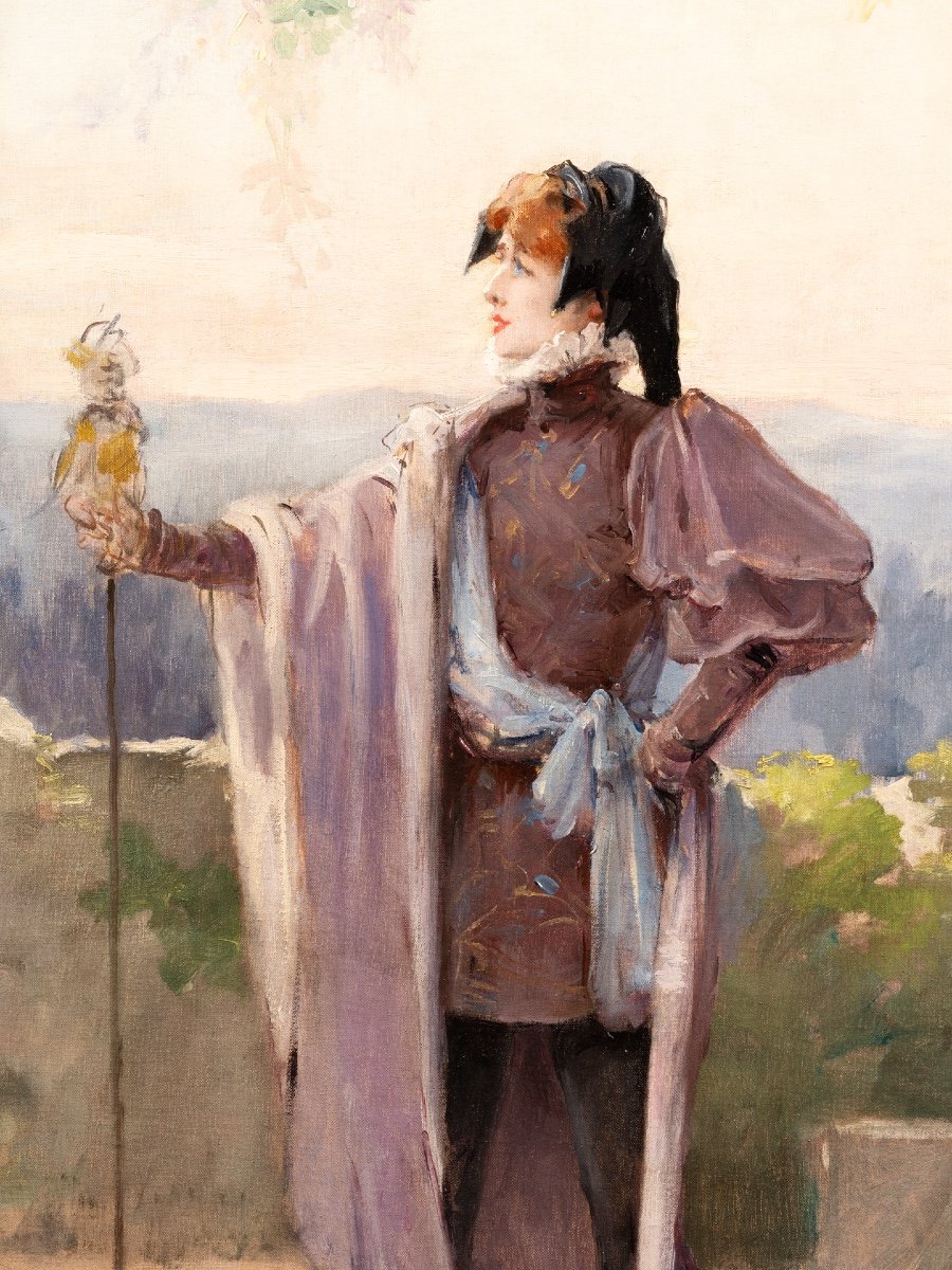 Modello Du Portrait De Sarah Bernhardt Dans Le Rôle De Jacasse 1907-photo-6