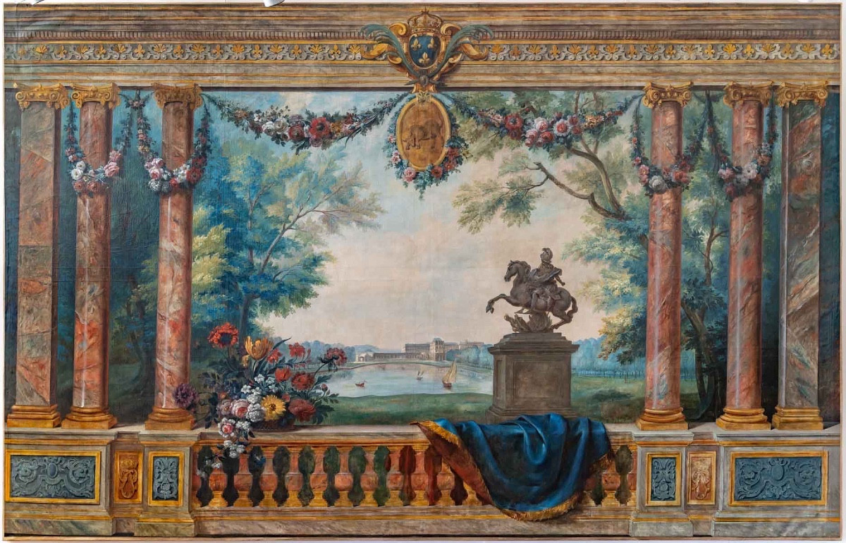 Versailles, View Of The Swiss Pond And The Orangery