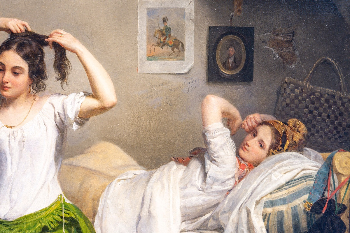 Jean-augustin Franquelin (1798-1839) Getting Up-photo-1