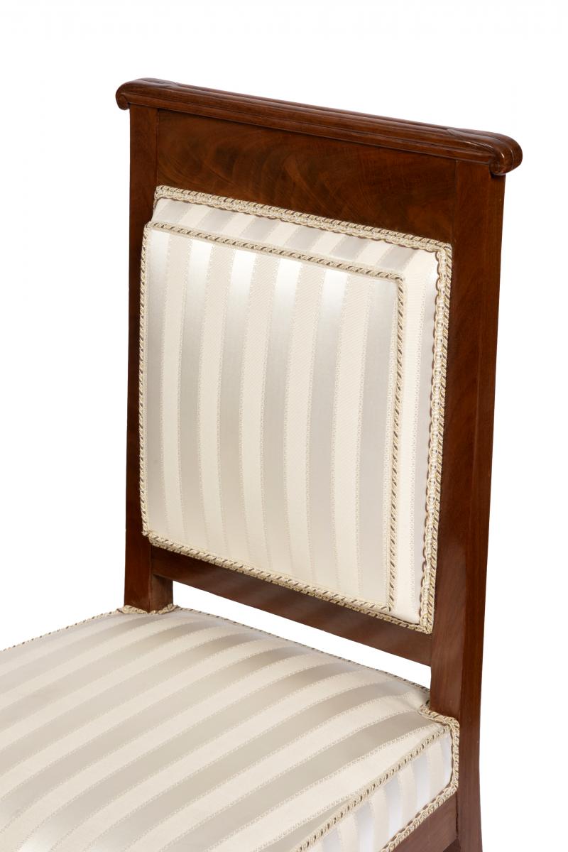 Suite de Six Chaises d'époque Empire -photo-2