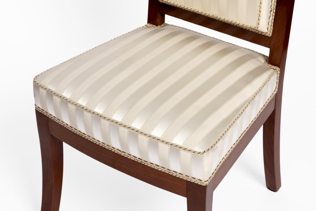 Suite de Six Chaises d'époque Empire -photo-3