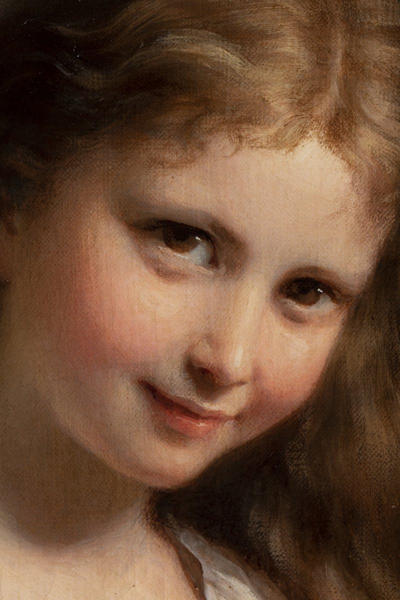 Portrait d'Une Jeune Fille Dans Son Atelier-photo-4
