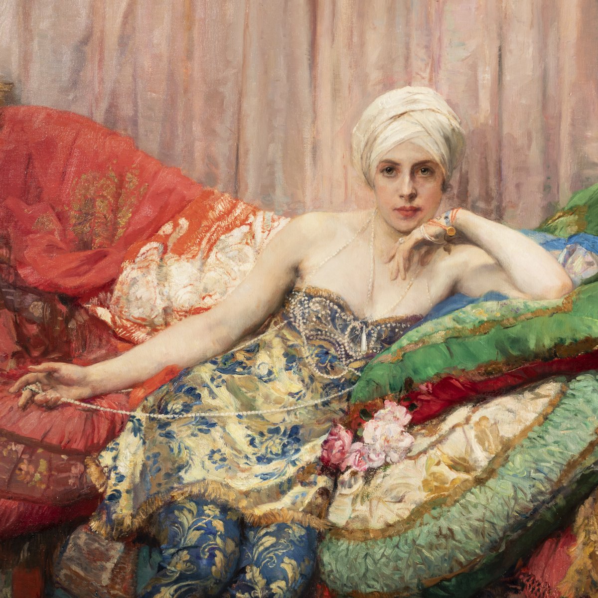Herman Jean Joseph Richir (1866 - 1942) - La Rose d'Ispahan-photo-2