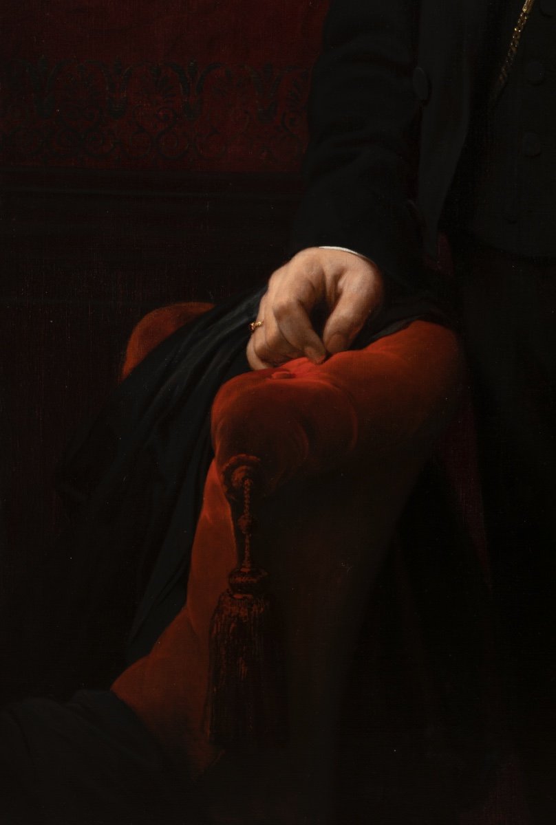 Marie Jules Quantin Portrait De Louis De Rochechouart-photo-1
