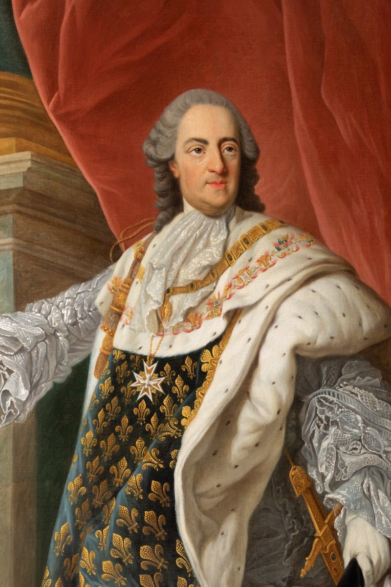 Portrait Of Louis XV In Coronation Attire-photo-2
