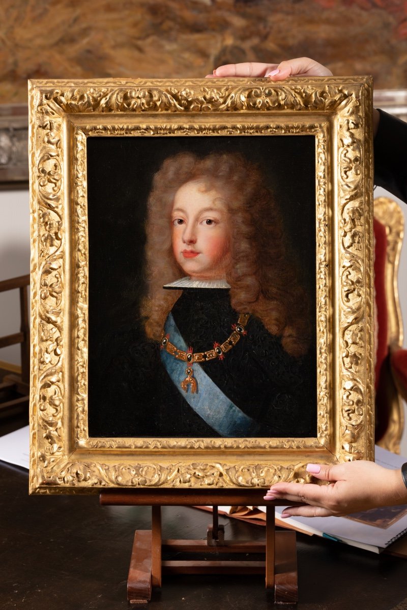 Portrait De Philippe V D’Espagne - École Française Vers 1700-photo-4