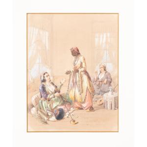 Femmes Turques, Giovanni Jean Brindesi (1826 – 1888)