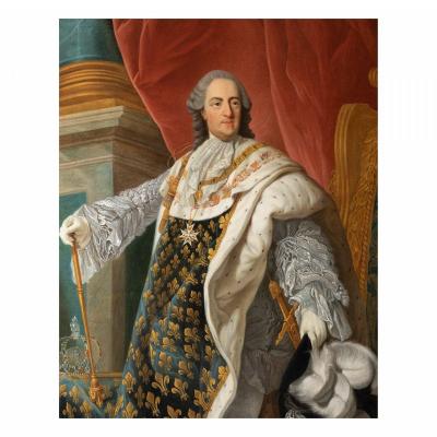 Portrait de Louis XV en tenue de Sacre