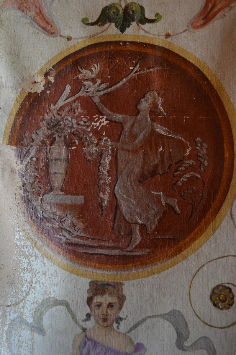 Grand Paravent à 4 vantaux ép. Directoire-photo-4