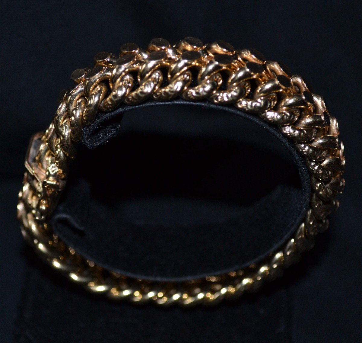 Bracelet Maille Américaine Or 18 Carats - 36g