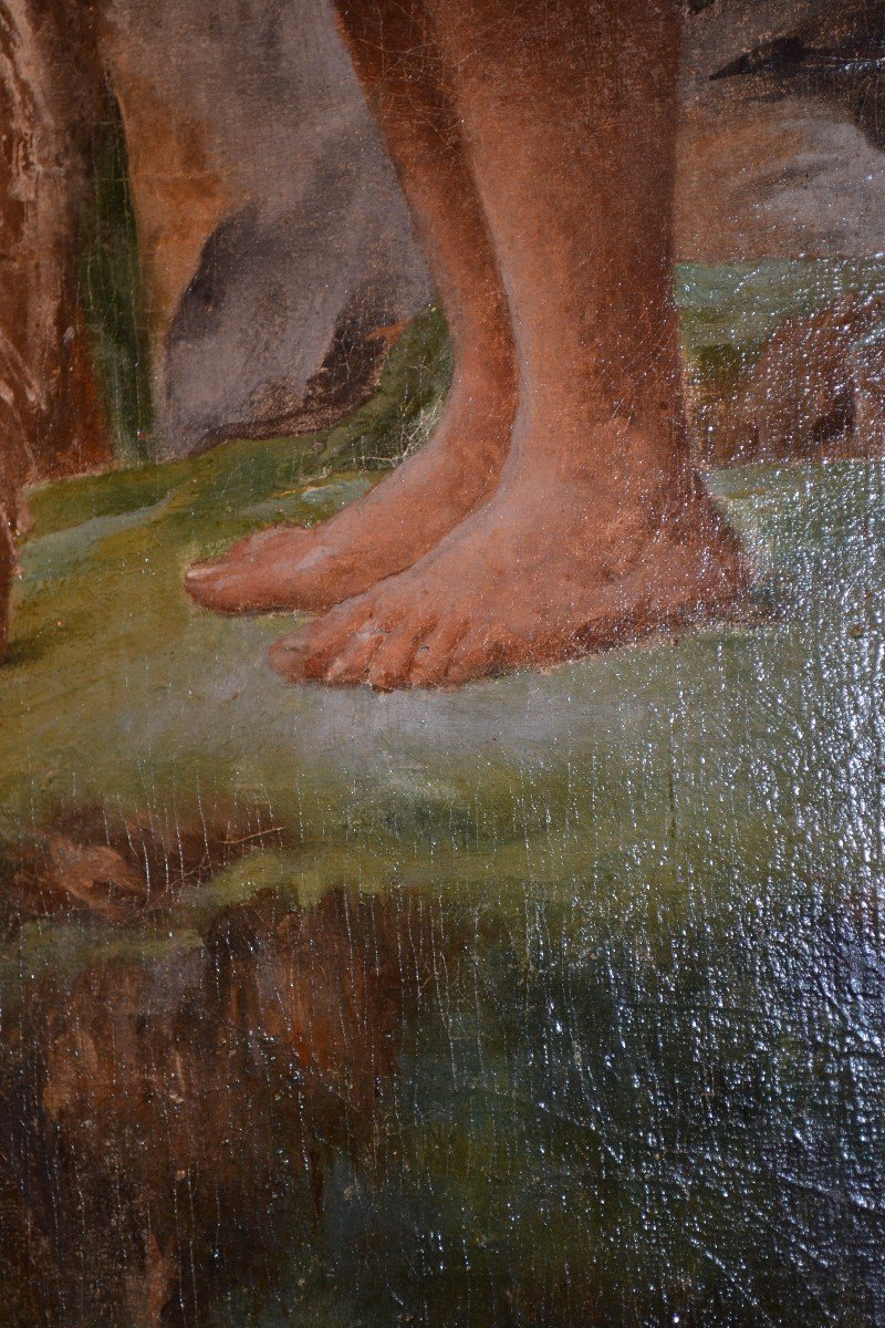 Important Oil On Canvas By "charles Bricoux" - Late XIXth C.-photo-4