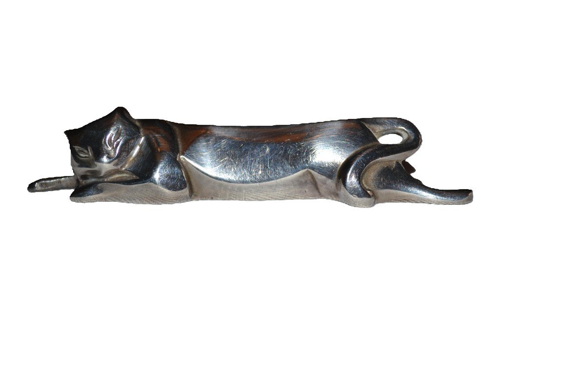 Suite De 12 Porte-couteaux Animaliers Sandoz Pour Gallia - Art Déco-photo-2