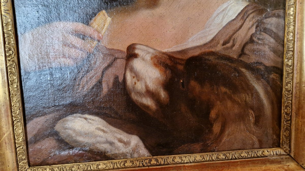 Portrait de Jeune Fille Début XIXème -photo-2