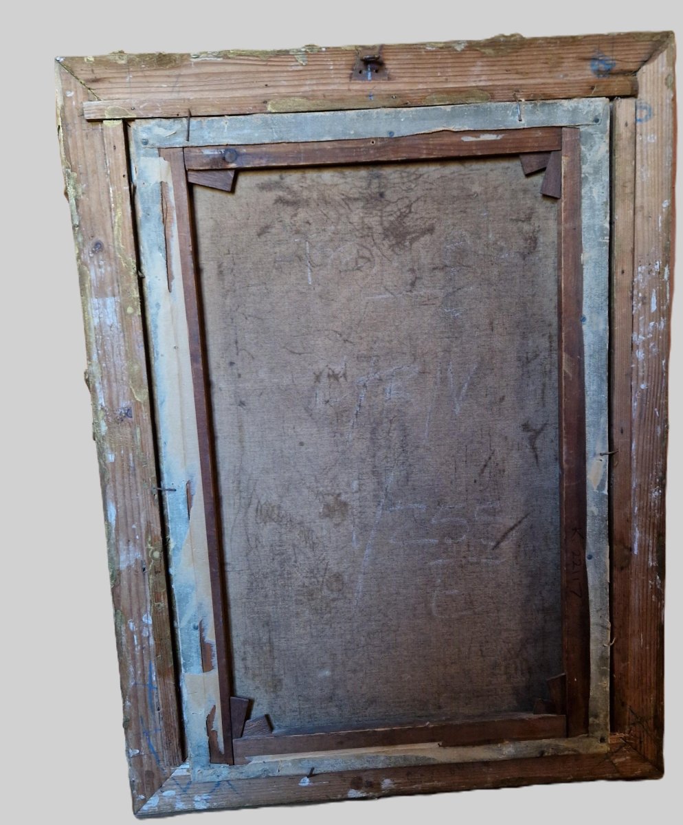 Portrait Orientaliste - XIXème Siècle - " La Mulâtresse" - Monogrammé .EKR.-photo-8