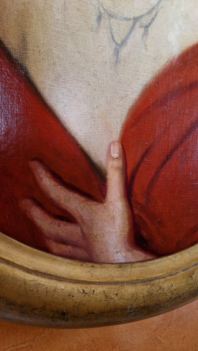 Portrait Of A Young Woman - Beginning Of The 20th Century - Art Nouveau Era-photo-1