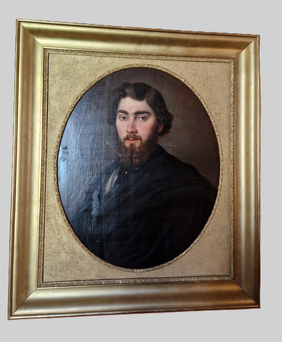 Portrait D'Homme - XIXème Siècle