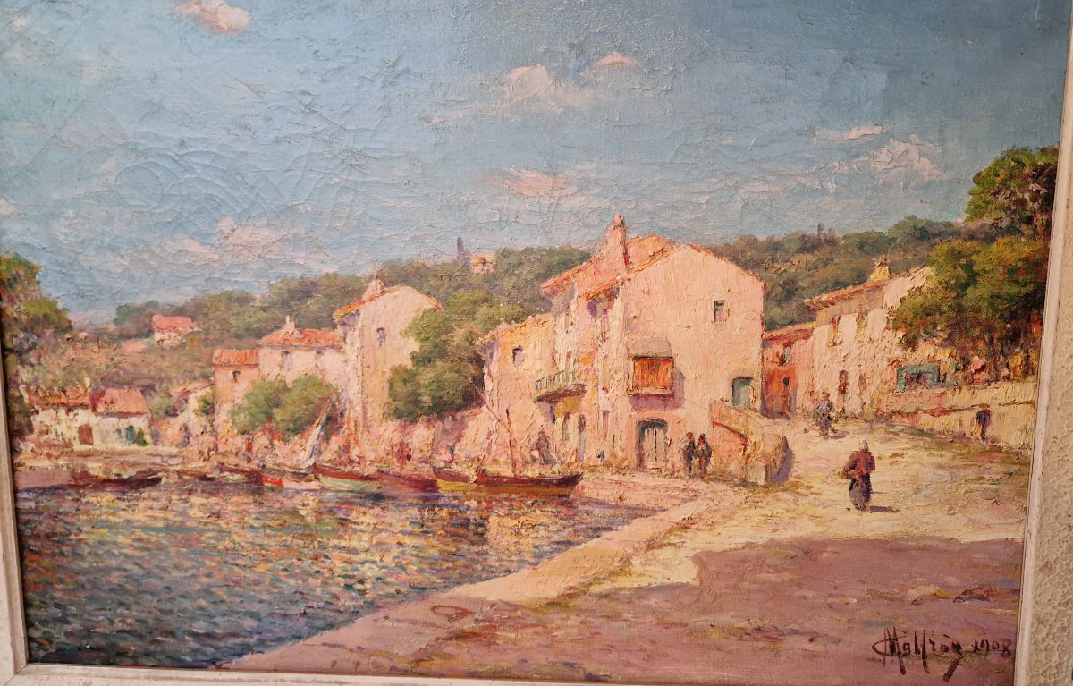 View Of The Port Of Carro - Martigues - Charles Malfroy (1862-1939)-photo-3
