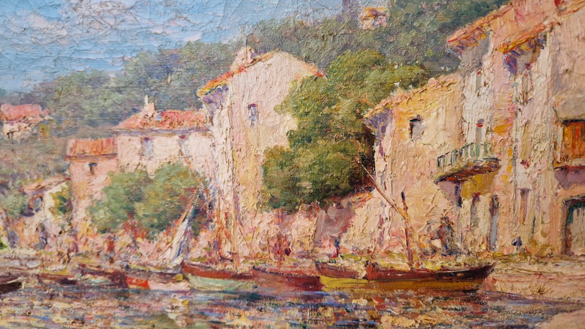 View Of The Port Of Carro - Martigues - Charles Malfroy (1862-1939)-photo-6