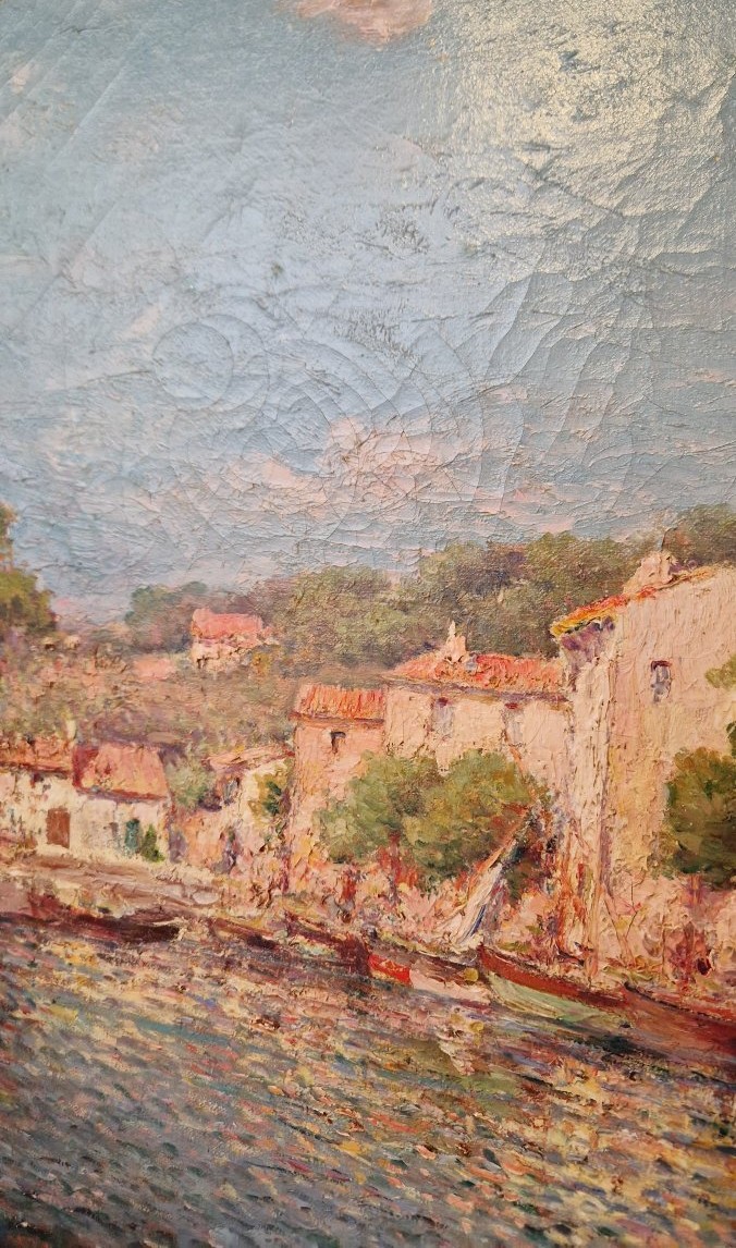 View Of The Port Of Carro - Martigues - Charles Malfroy (1862-1939)-photo-5