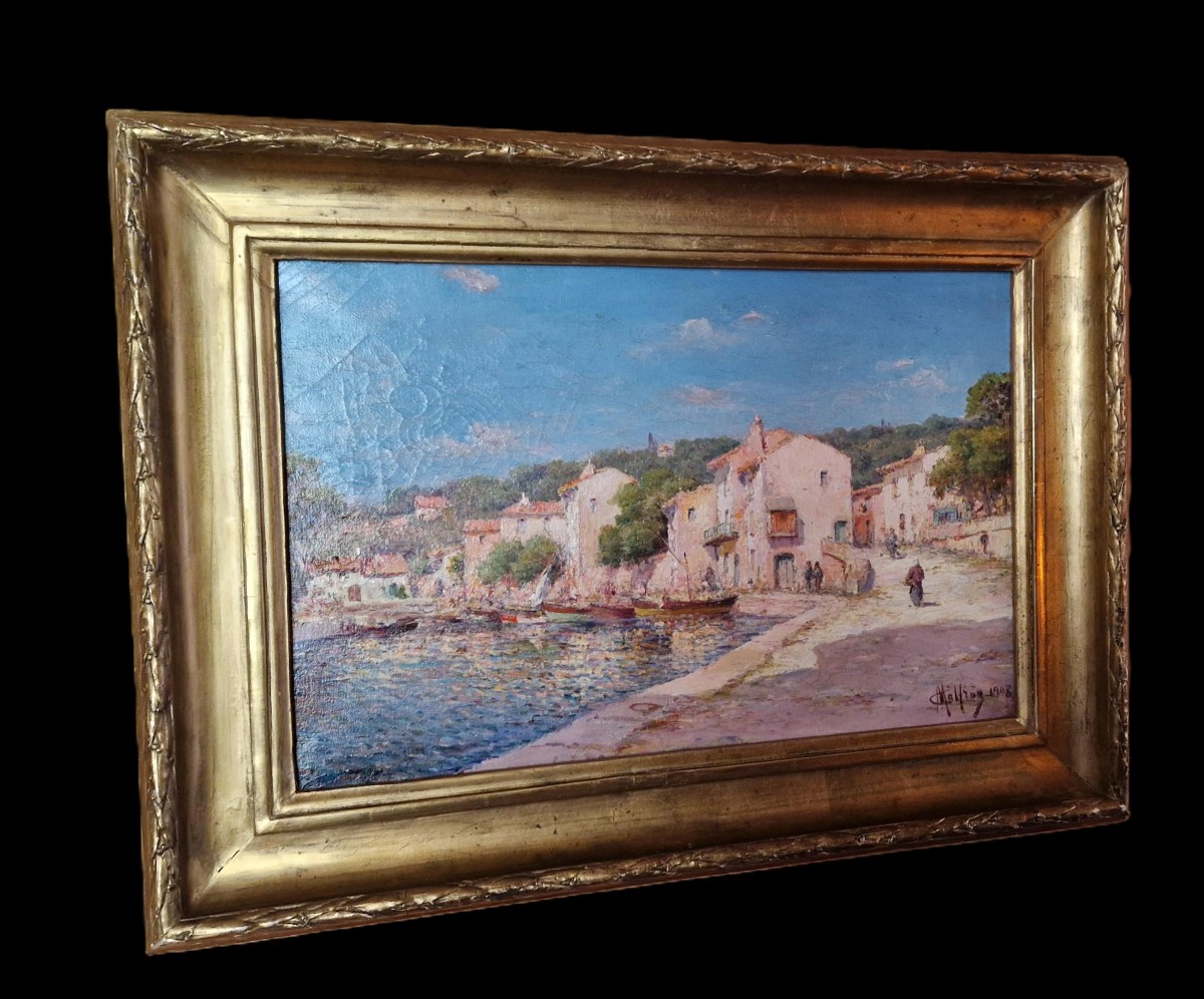 View Of The Port Of Carro - Martigues - Charles Malfroy (1862-1939)