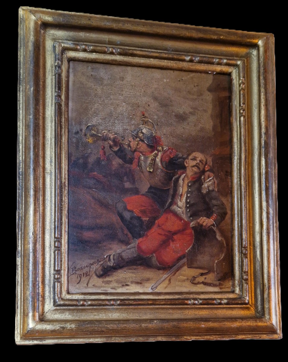 Oil Painting On Panel, 19th Century - Wilfrid Constant Beauquesne