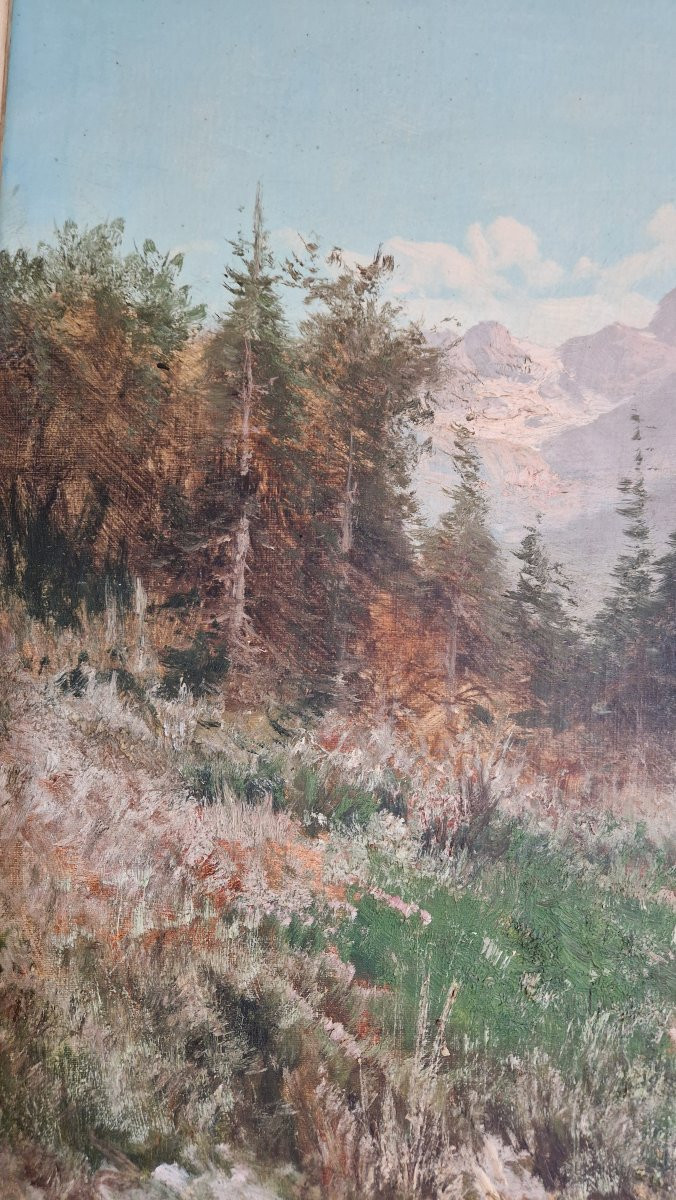 Huile  Sur Toile De Roger Godchaux-photo-1