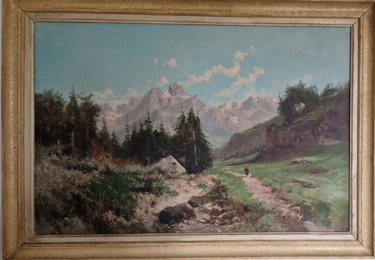 Huile  Sur Toile De Roger Godchaux