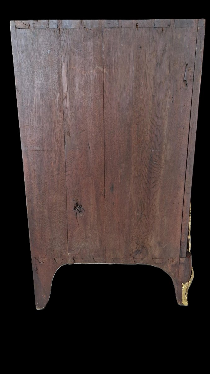 Louis XV Period Corner Cabinet - Stamped Macret-photo-7