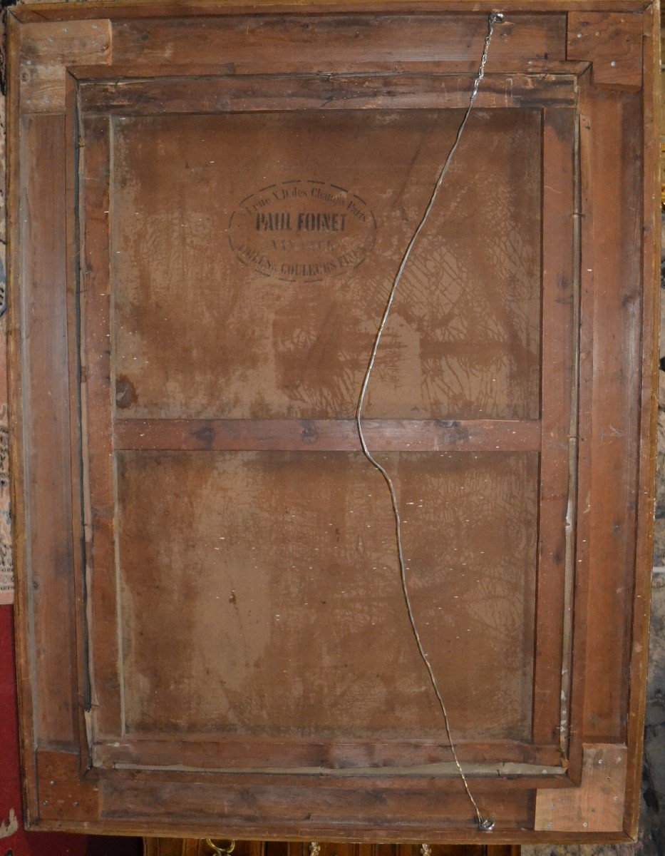 Pendants de tableaux, Grandes Huiles Sur Toile Du XIXème Siècle , De J. H. PENET. -photo-4