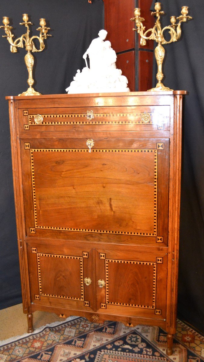 Secrétaire d'époque Louis XVI-photo-3