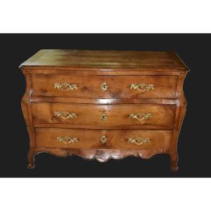 Commode XVIIIème - Epoque Louis XV En Merisier