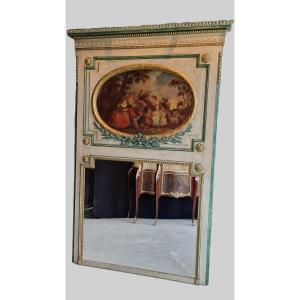 Grand Trumeau De Style Louis XVI - XIXème Siècle