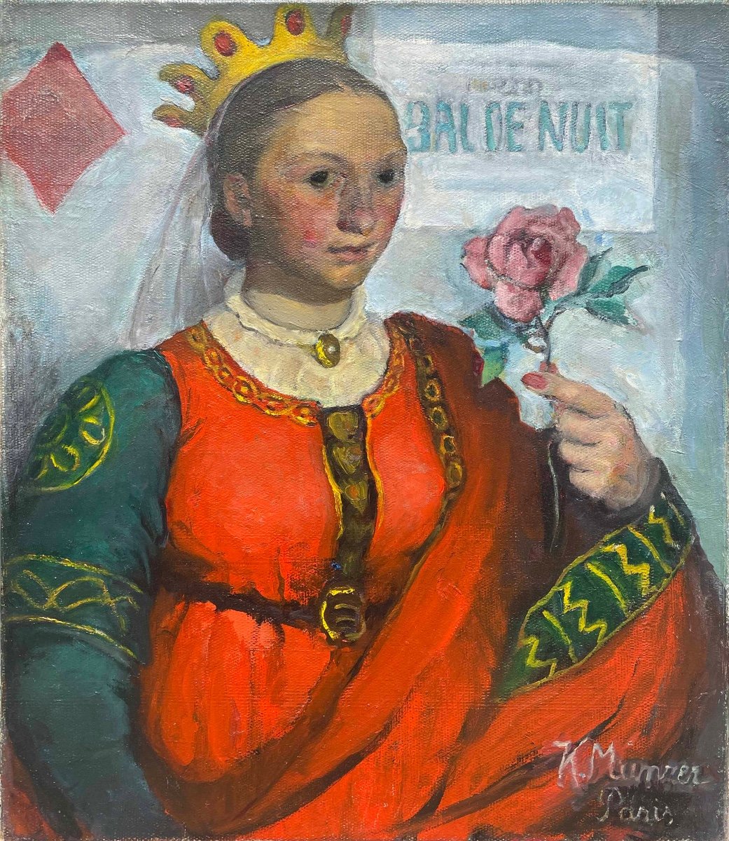 Kate Münzer - Neumann (wroclaw, 1877 - Paris, 1959) - Lady Of Tiles