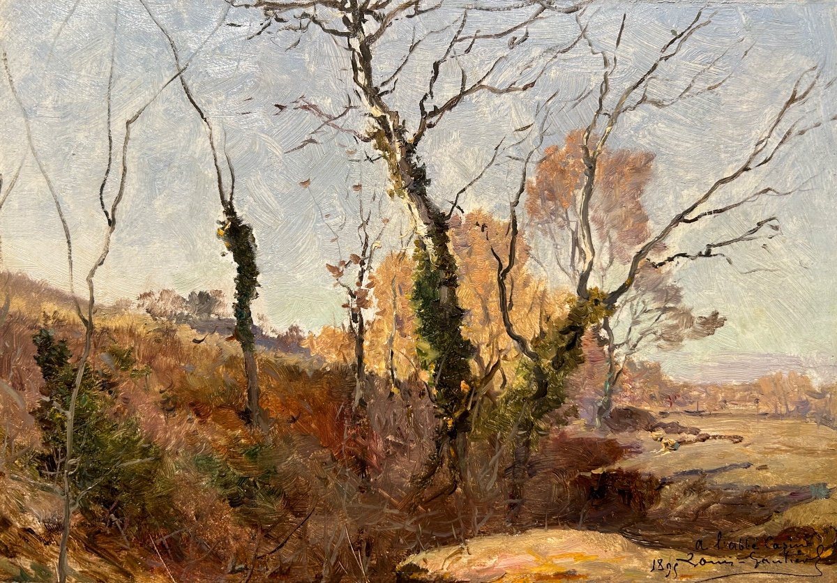 Louis Gautier (1855-1947) Forest During Autumn