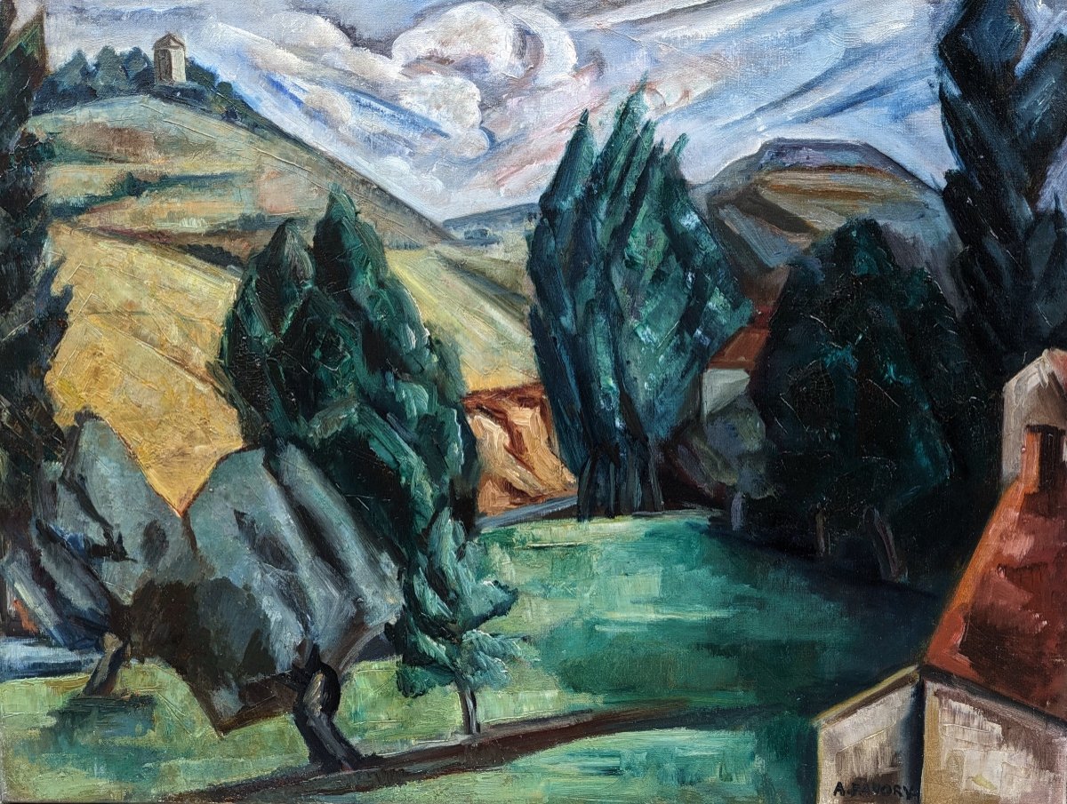 André Favory (1889-1937)  Paysage